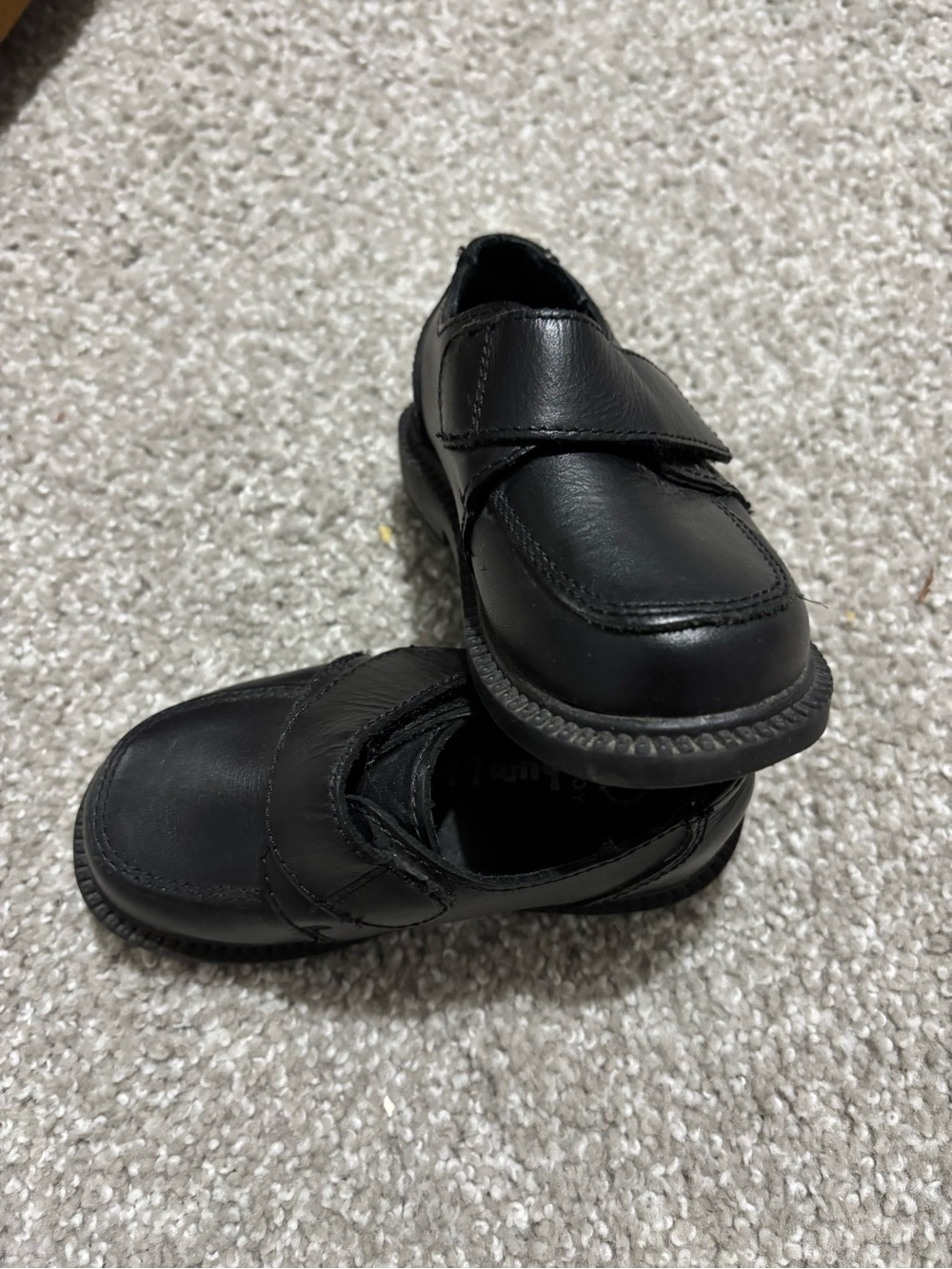 Toddler size 6 dress shoes with Velcro Strap